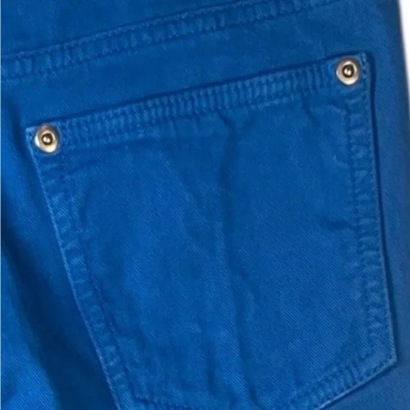 Yves Saint Laurent YSL Blue Straight Leg Jeans Low Rise Stretch Denim EU 36 US 6 - Picture 3 of 14